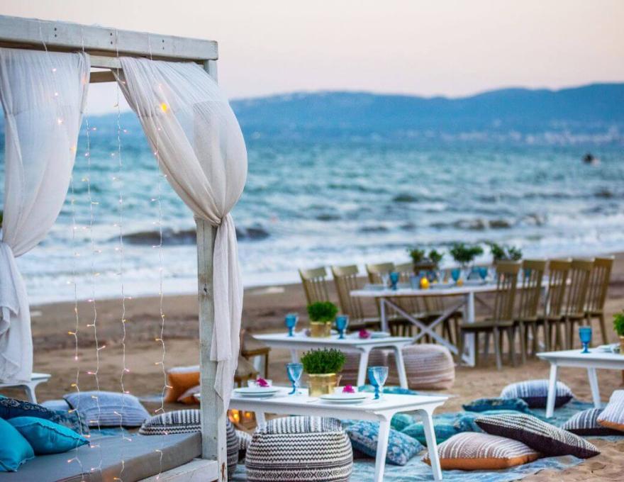 Γαλάζια Ακτή - γάμος σε παραλία Μαραθώνας