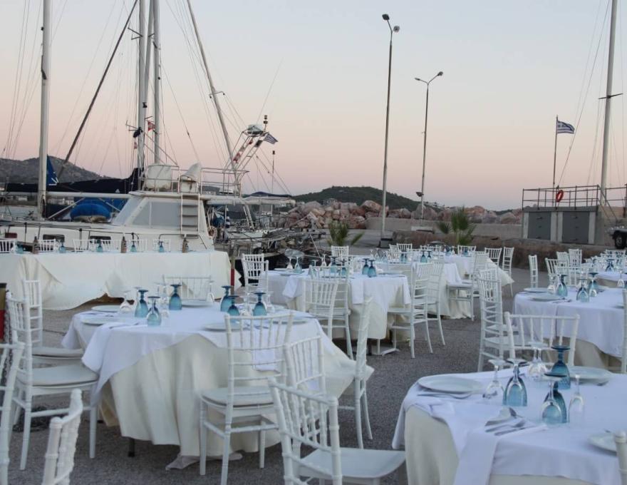 ΙστιοπλοΙκός Βούλας - Aitna Catering- Δεξίωση Γάμου