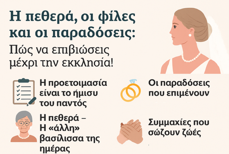 Η πεθερά, οι φίλες και οι παραδόσεις: Πώς να επιβιώσεις μέχρι την εκκλησία!