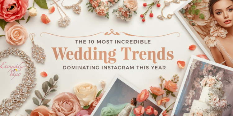 Οι 10 πιο απίθανες τάσεις γάμου που κυριαρχούν φέτος στο Instagram!