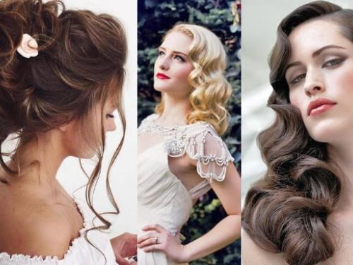 Vintage Νυφικά Χτενίσματα